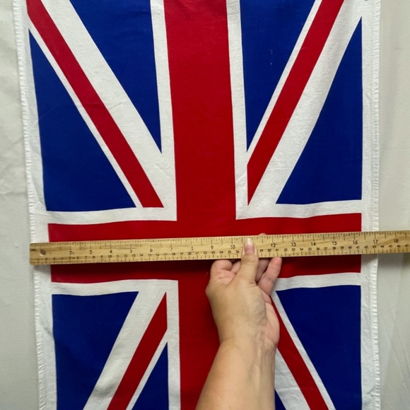 Vintage Union Jack Tea Towel Made in the UK 100% Cotton - Picture 3 of 6